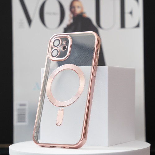 Luksusowe Magsafe etui do iPhone - kolor różowy