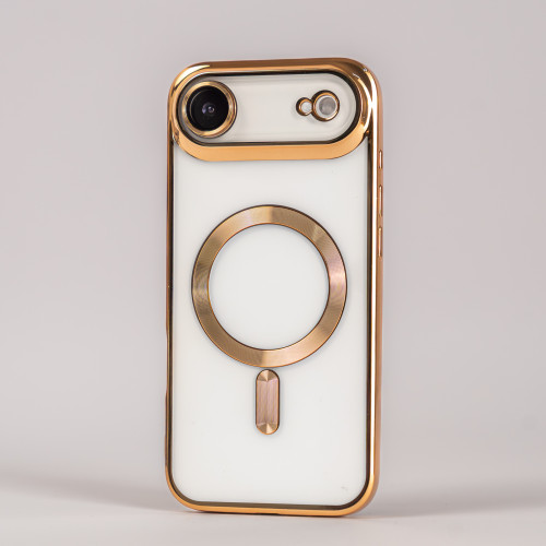 Luksusowe Magsafe etui do iPhone - kolor złoty